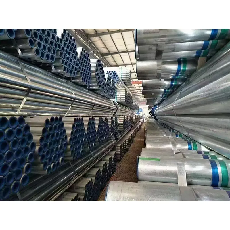 தடிமனான வால் ஹாட் டிப் கால்வனேற்றப்பட்ட சுற்று எஃகு குழாய்